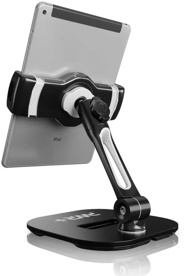 Main image of Tablet Stands and Holders Adjustable: Tablet Cell Phone Holder 360 Degree Swivel Angle Rotation for 4 to 11 inches Tab Phone iPad Samsung Galaxy Perfect POS Kitchen Bedside Office Table Reception