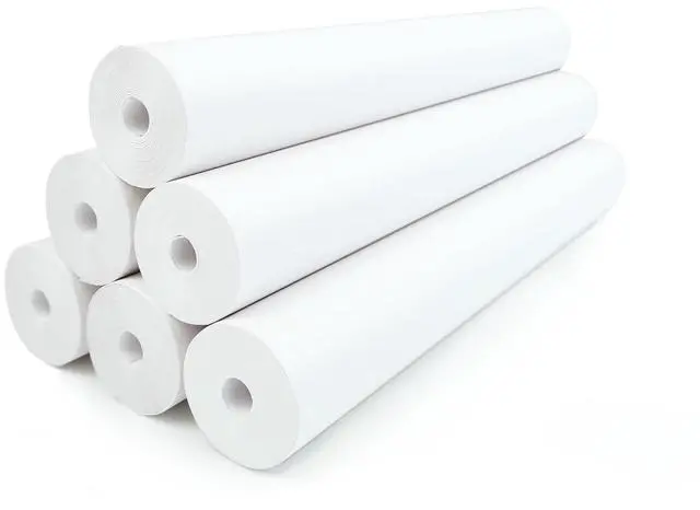 Main image of 6 Rolls-162 Sheets US Letter Size Quick-dry Thermal Paper (8.5''x11'',7.6m long) for portable printer,thicker brighter and the font is clearer to make the printing quality better, (1 roll-27 Sheets)