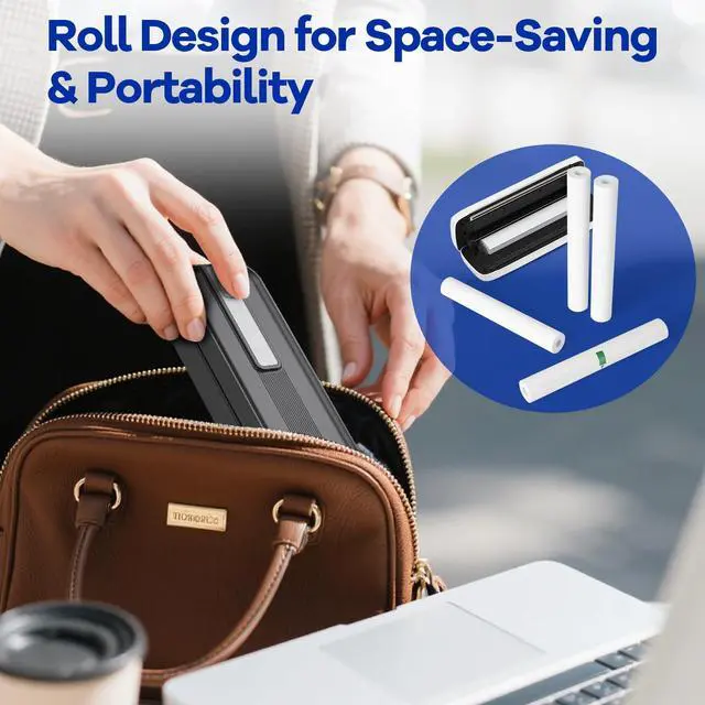 Alt view image 5 of 7 - 10 Rolls Thermal Printer Paper 8.5"x11" US Letter Size, BPA free Quick-Dry Thermal Paper,Thermal Printing Paper Rolls Compatible Most Portable Printers(About 260 Sheets)