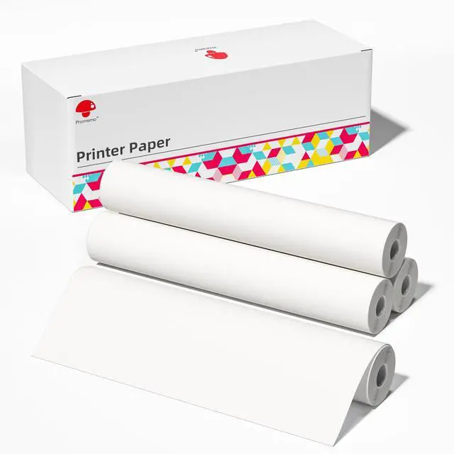Main image of 4 Rolls 8.5'' x 11'' Portable Printer Thermal Paper, US Letter Size Thermal Roll Paper Compatible with M832D M832 M834 M835 M836 A285M A282M A281M Portable Printer