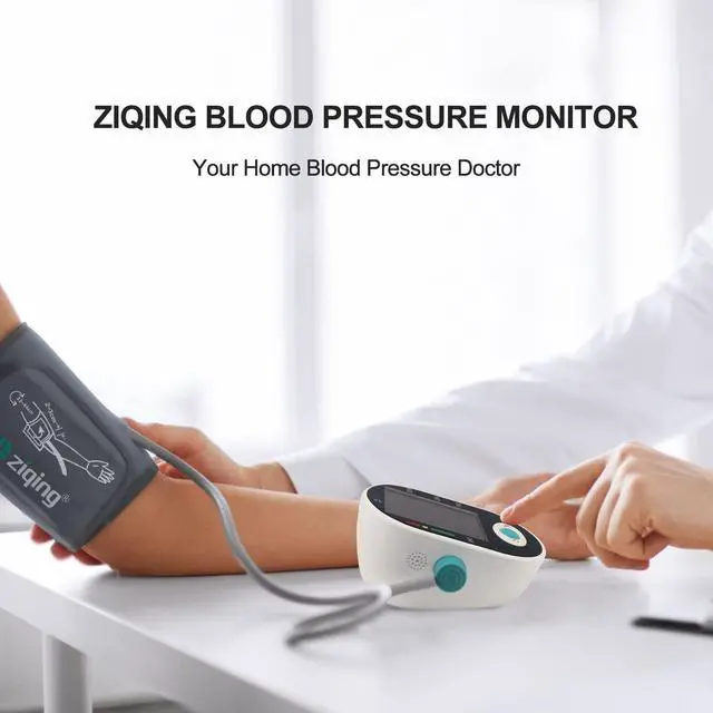 Alt view image 2 of 5 - Blood Pressure Monitor, Bp Monitor with 2 Cuffs, The Universal and Extra Large Cuff(22-44cm&38-55cm) - 2 * 99 Sets of Memory for Home Use