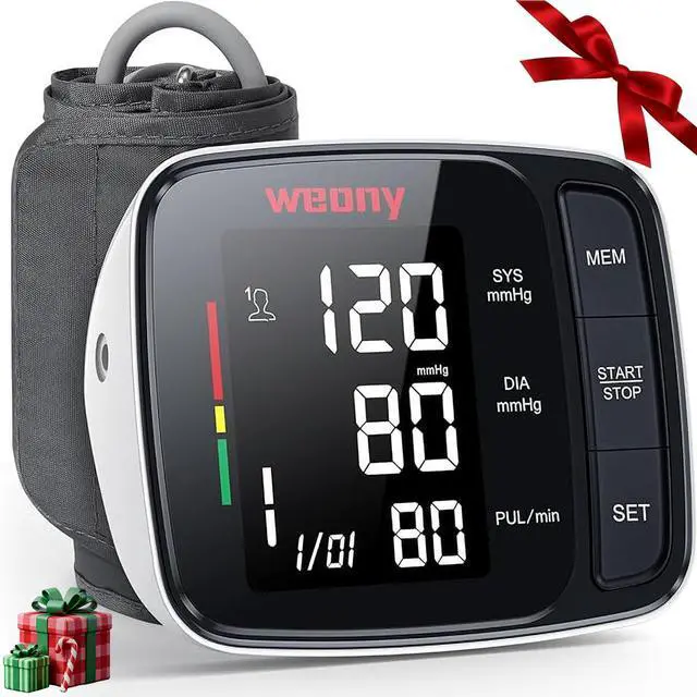 Main image of Blood Pressure Monitor,Upper Arm Blood Pressure Monitors for Home Use,FSA&HSA Eligible Digital Blood Pressure Machine,Adjustable 8.7"-17" Blood Pressure Cuff Backlight LCD 2 * 90 Memory