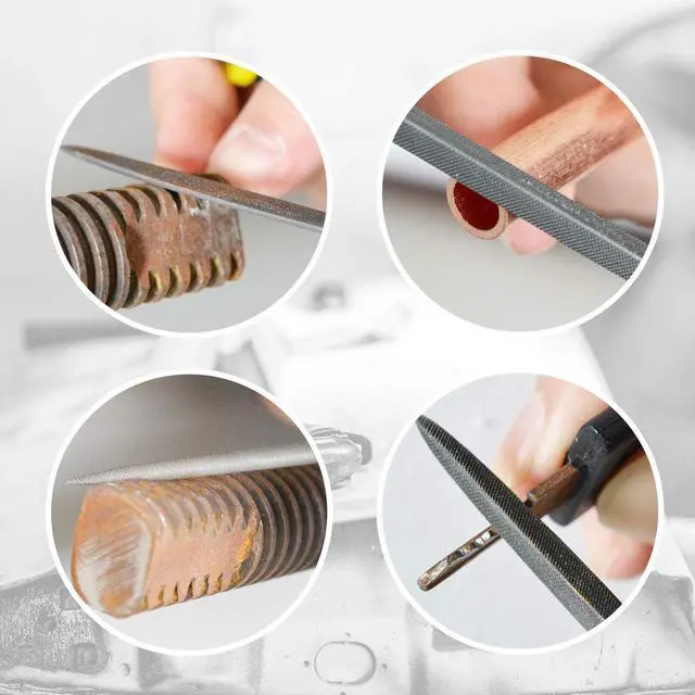 Alt view image 7 of 7 - 18Pcs 3D Printer Deburring Tool Kit - 10 Interchangeable Blades, 6 Needle Files & Micro Wire Cutter for 3D Printing, Resin, Plastic Models & DIY Crafts