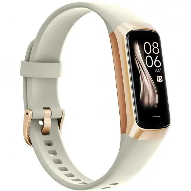 Main image of Fitness Tracker,2025 Smart Watch with Blood Pressure Heart Rate & Sleep Monitor IP67 Waterproof Step Calorie Counter Pedometer Fitness Activity Watch for Men Women Android iOS Phone (Vanilla White)