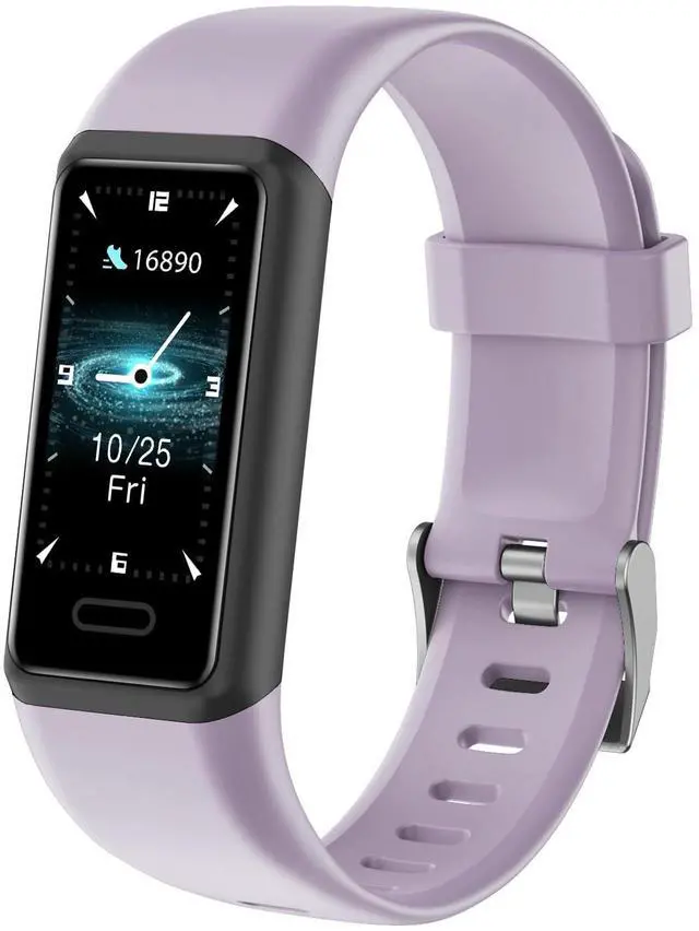 Main image of Fitness Tracker, Fitness Watches for Men Women with 24/7 Heart Rate Monitor Sleep Tracker Step/Calorie Counter Stopwatch Pedometer IP68 Waterproof (Pink)