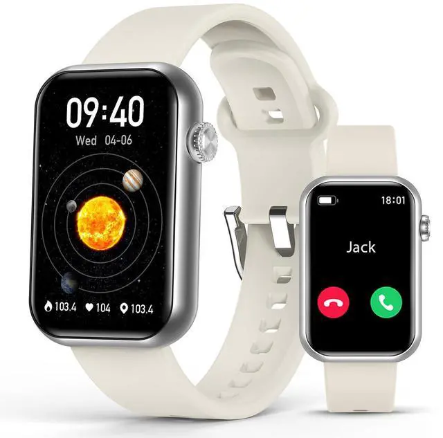 Main image of Smart Watch Fitness Tracker (Answer/Make Call), 24/7 Heart Rate Spo2 Blood Pressure Monitor Sleep Tracker, 114 Sports Modes Pedometer Calorie Step Tracker, Waterproof Activity Tracker for Men Women