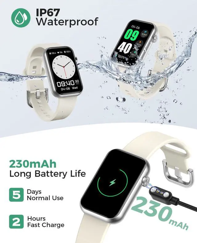 Alt view image 5 of 7 - Smart Watch Fitness Tracker (Answer/Make Call), 24/7 Heart Rate Spo2 Blood Pressure Monitor Sleep Tracker, 114 Sports Modes Pedometer Calorie Step Tracker, Waterproof Activity Tracker for Men Women