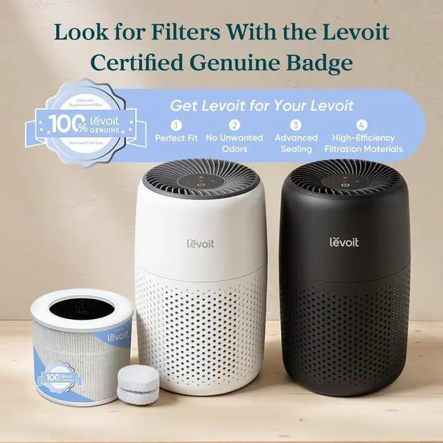 Alt view image 5 of 7 - Air Purifiers for Bedroom Home Dorm, AHAM VERIFIDE, 3-in-1 Filter Cleaner With Aroma Pad, Filters Smoke, Allergens, Pet Dander, Odor, Dust, Office, Desktop, Core Mini-P, Black