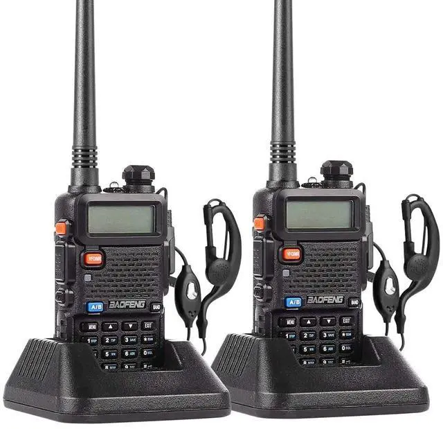 Main image of UV-5R Ham Dual Band Two Way Radio 144-148/420-450Mhz,Nicama Walkie Talkie 1800mAh Li-ion Battery (2 Pack)