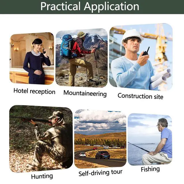 Alt view image 7 of 7 - UV-9R Pro 8W Long Range VHF UHF Dual Band Tri- Power Rechargeable Walkie Talkies with Programming Cable,Speaker Mic and Type-C Charging Cable for Hunting Survival Gear