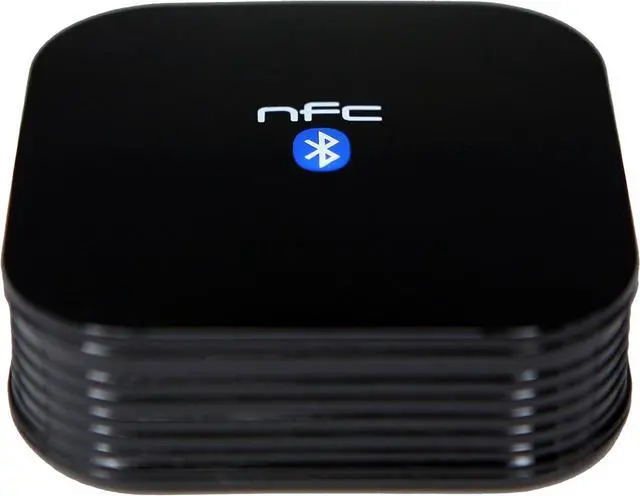Alt view image 3 of 5 - (2025 Version) NFC-Enabled Bluetooth Audio Receiver with aptX HD, 100 ft Long Range, Digital Optical & 3.5mm Output for Speaker System