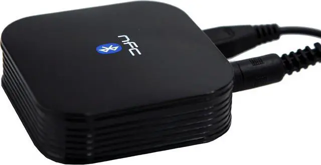 Alt view image 5 of 5 - (2025 Version) NFC-Enabled Bluetooth Audio Receiver with aptX HD, 100 ft Long Range, Digital Optical & 3.5mm Output for Speaker System