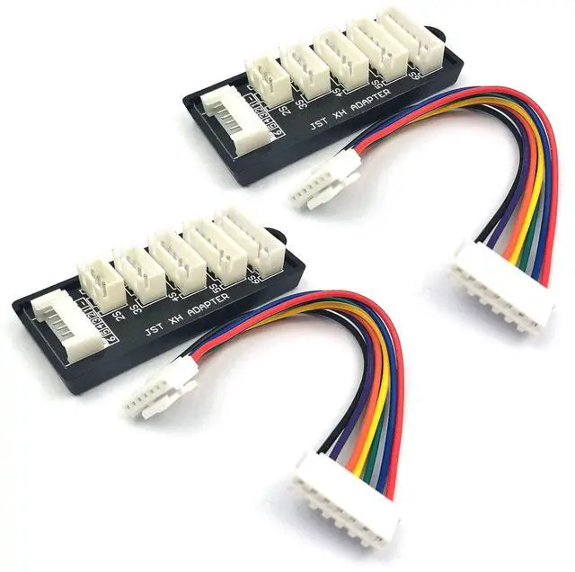 Main image of 2 Pack JST-XH 2S-6S 3S Balance Charger Extend Expansion Board Adapter Converter for RC Vehicles Lipo Battery Charging