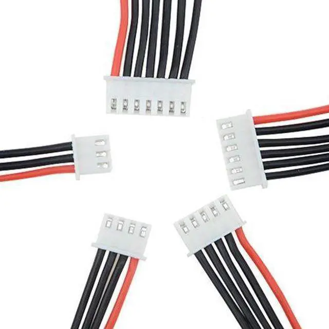 Alt view image 4 of 4 - 22 AWG 2S 3S 4S 5S 6S Lipo Battery Balance Charger Cable JST XH Connector Adapter Plug (10pcs 2s-6s(Each 2pcs))