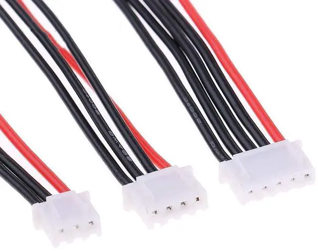 Alt view image 7 of 7 - 10pcs 2S 3S 4S 5S 6S JST-XH 2S-6S Balance Extension Cable Male to Female Lipo Adapter Plug with 5.9inch 22awg Silicone Wire (2S-6S)