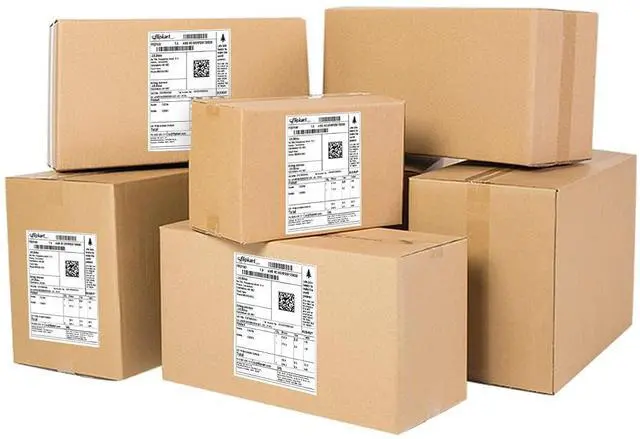 Alt view image 6 of 6 - 1800 PCS 4"x6" Direct Thermal Shipping Labels with 450 per Roll- Perforated & Strong Adhesive, Blank, Compatible with Zebra 2844, ZP-450, ZP-500, ZP-505, 4 Rolls