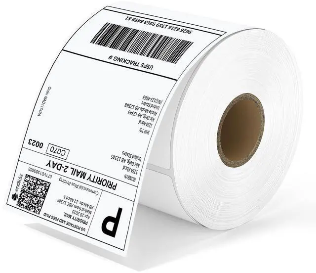 Main image of Thermal Direct Shipping Labels, 4x6 Labels for Thermal Printer, 500 Sheets/1 Rolls, Commercial Grade