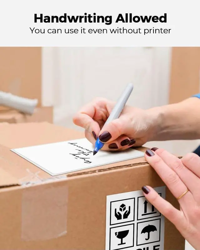 Alt view image 3 of 7 - Thermal Direct Shipping Labels, 4x6 Labels for Thermal Printer, 500 Sheets/1 Rolls, Commercial Grade
