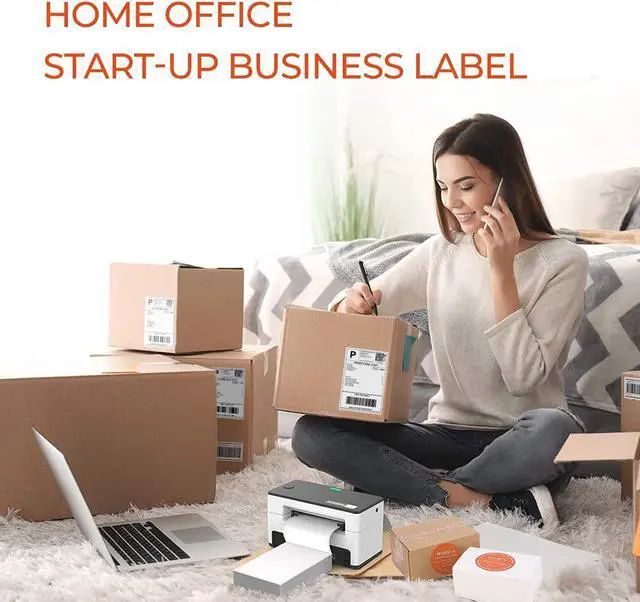 Alt view image 6 of 7 - Thermal Direct Shipping Label (Pack of 500 4x6 Per Fanfold Labels) - Commercial Grade