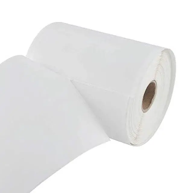 Alt view image 5 of 7 - 2500 PCS 4"x 6" Thermal Shipping Labels, White Perforated & Strong Adhesive Direct Thermal Labels (250 Labels/Roll), Compatible with Zebra, Rollo, Jadens, Nelko,10 Rolls