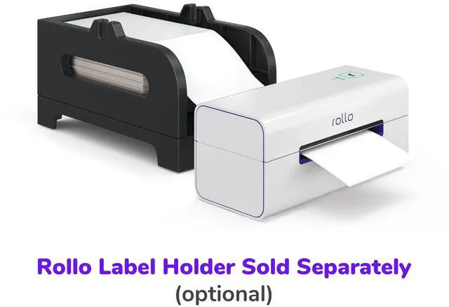 Alt view image 7 of 7 - Direct Thermal Shipping Labels - Pack of 500 4x6 Thermal Labels Fanfold - Perforated and Strong Adhesive (Commercial Grade)