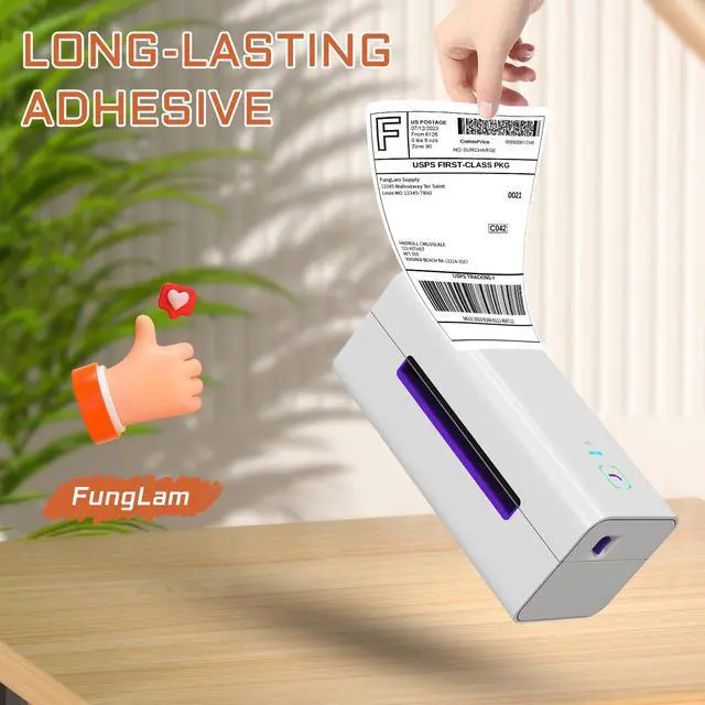 Alt view image 6 of 7 - 4 Rolls 4XL Labels 4" x 6" Direct Thermal Printer Labels, Shipping Labels Compatible with LabelWriter 4XL 1744907 Thermal Postage Label Paper, 220 Labels/Roll