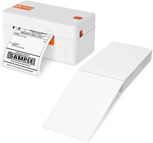Alt view image 4 of 7 - 200 4x6 Thermal Labels Fanfold, Direct Thermal Shipping Labels - Perforated and Strong Adhesive