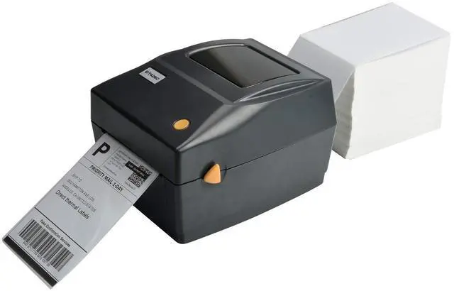 Alt view image 5 of 6 - 4x6 Thermal Printer Labels - 1000 Fanfold Direct Shipping Labels, Perforated With Strong Adhesive - Compatible With Zebra, Rollo and Most Thermal Printers