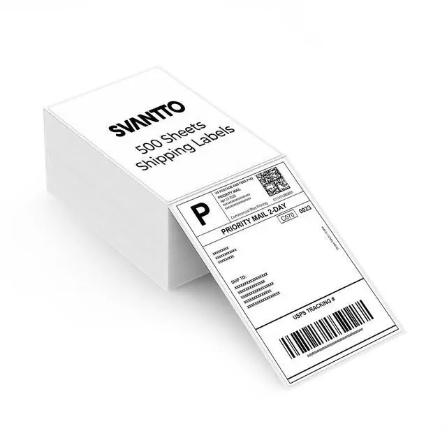 Main image of 4x6 Thermal Labels, Strong Adhesive and Perforated Shipping Labels, Thermal Printer Labels for Mailing Postage Address500Pcs/Stack