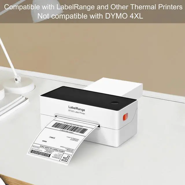 Alt view image 4 of 6 - 4''X6'' Direct Thermal Shipping Labels (1000 4x6 Fan-fold Labels) - Permanent Adhesive Postage Labels - Commercial Grade - /Rollo/Munbyn Compatible