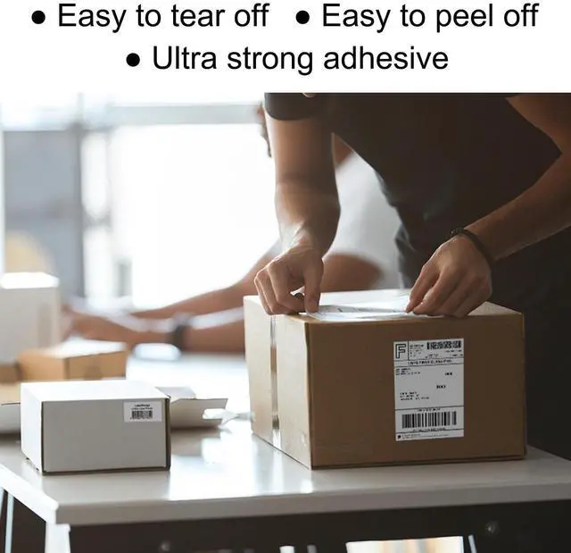 Alt view image 5 of 6 - 4''X6'' Direct Thermal Shipping Labels (1000 4x6 Fan-fold Labels) - Permanent Adhesive Postage Labels - Commercial Grade - /Rollo/Munbyn Compatible
