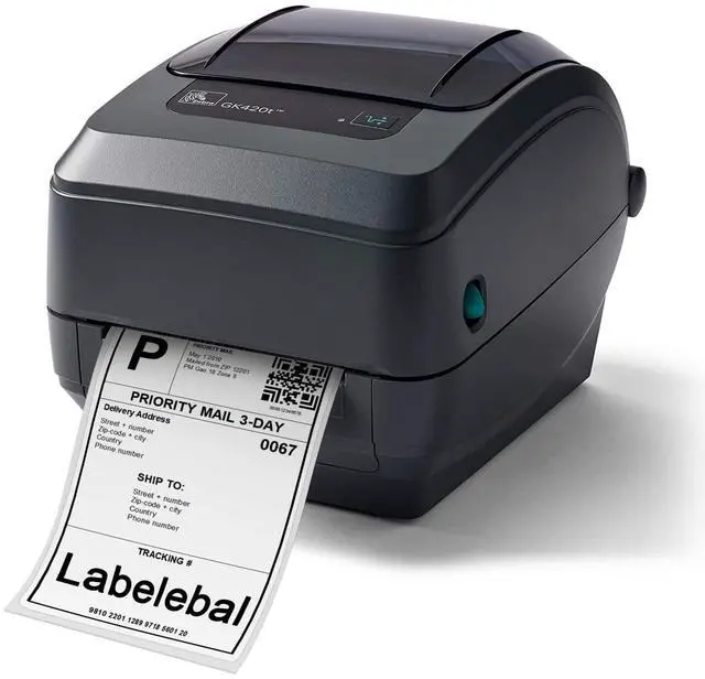 Alt view image 6 of 7 - 2000 Labels/4 Stacks 4" x 6" Fanfold Direct Thermal Labels (101mm x 152mm) Shipping Address Mailing Postage Labels Compatible for Zebra & Rollo Printer Adhesives (500 Labels/Stack)