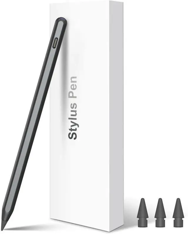 Main image of Pencil 2nd Generation Wireless Charging, Pencil for iPad with Tilt & Palm Rejection, Magnetic Stylus Pen Compatible with ipad Air 3/4/5, ipad Mini 5/6, ipad 6/7/8/9/10, ipad Pro 11/12.9 (Black)
