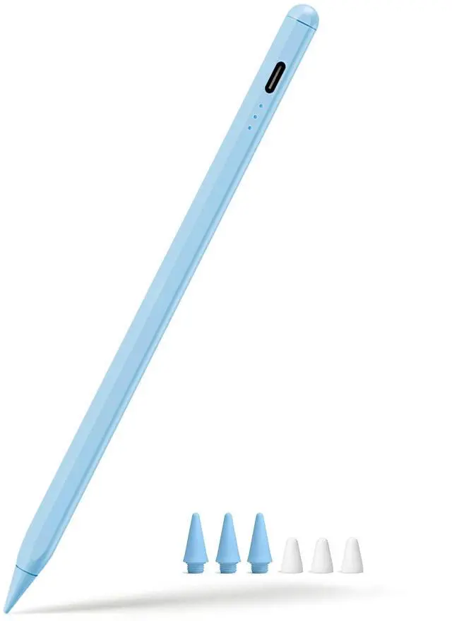 Main image of 3X Fast Charge Stylus Pen for iPad, Active Pencil with Palm Rejection & Tilt Sensitivity, Compatible iPad 10th/9th/8th/7th/6th Gen, Air 11/13 M2/M3/5/4/3, Pro 11/12.9/13 M4, Mini A17 Pro