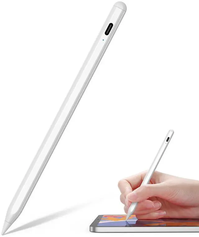 Main image of Stylus Pen for iPad 2018-2024 - for Apple iPad Pencil with Palm Rejection, Magnetic, Tilt Sensitivity, Work for iPad Pro 11"/12.9", iPad mini 5/6, iPad Air 3/4/5, iPad 6/7/8/9/10