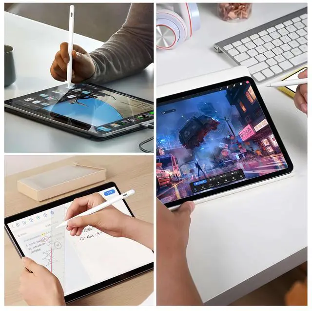 Alt view image 7 of 7 - Stylus Pen for iPad 2018-2026, 25 Mins Fast Charging iPad Pencil with Palm Rejection & Tilt Sensitivity,Apple Pen Alternative Compatible with iPad 11/10/9/8/7/6 Gen Pro M4 12.9"/11" Air M3/M2 Mini 6/5