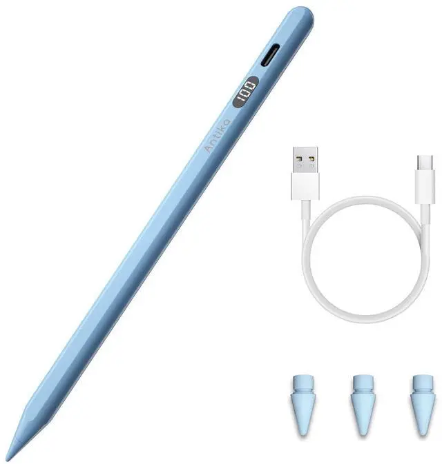 Main image of Stylus Pen for iPad 2018-2024 Digital iPad Pencil 2NDGen 12 Hour Continous Writing Tilt Sensitivity Palm Rejection Magnetic Pen for Apple iPad Air 3/4/5 iPad Mini 5/6 iPad 6-10 Gen iPad Pro 11/12.9"