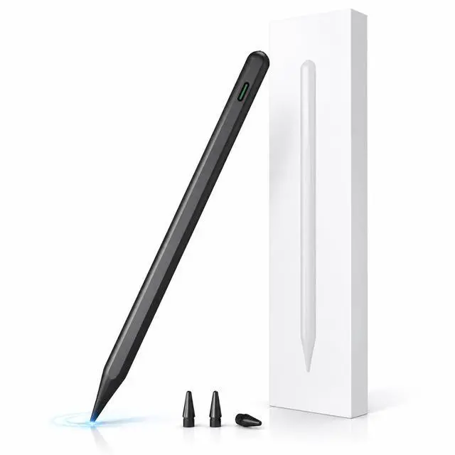 Main image of Stylus Pen for iPad Pro 13/12.9/11 Inch-Fast Charge Active Pencil for 2018-2025 iPad Pro 11"/12.9"/M4, iPad 6th/7th/8th/9th/10th/11th, iPad Air 3/4/5/M2/M3, iPad mini 5/6/7/A17pro Gen