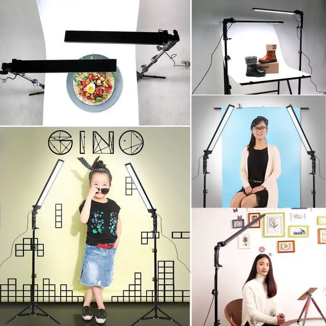 Alt view image 6 of 6 - 180 LED Light Photography Studio LED Lighting Kit Handheld Wand Stick Adjustable Light with Stand Tripod and Bag for Photographic Video Fill Light, Live Streaming, Portrait, Product, Tattoo