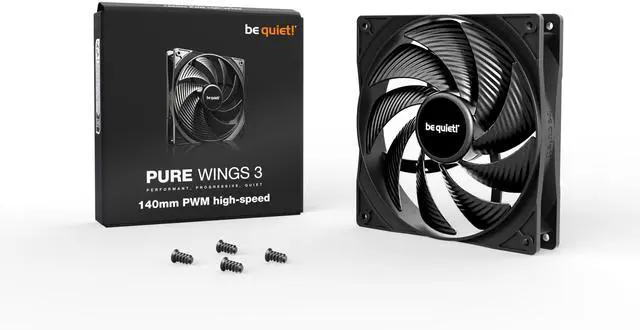 Alt view image 3 of 3 - 3 140mm Quiet PWM High-Speed Case Fan | Speed-regulating Closed Loop Motor| Extraordinary Air Pressure | BL109