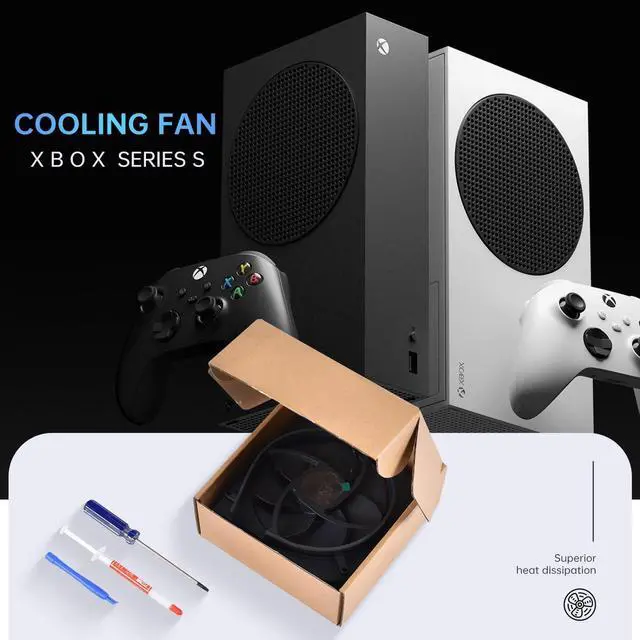 Alt view image 5 of 5 - Replacement Xbox Series S Internal Cooling Fan, Internal Cooler Fan Replacement for Xbox Series S with 7 Blades