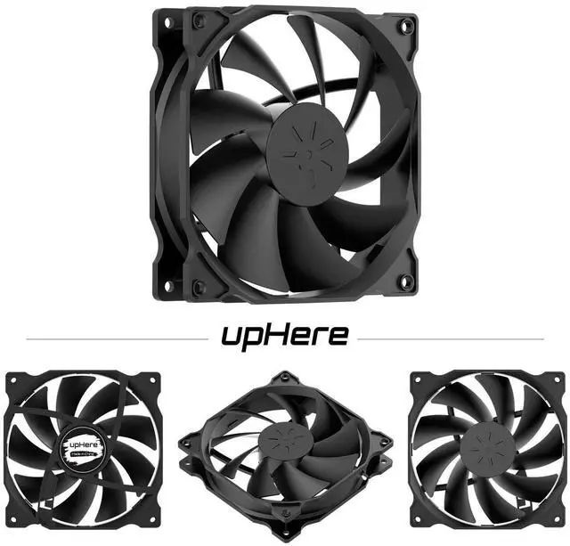 Alt view image 2 of 7 - 120mm Long Life Computer Case Fan Cooling Case Fan for Computer Cases Cooling,5-Pack,12BK3-5