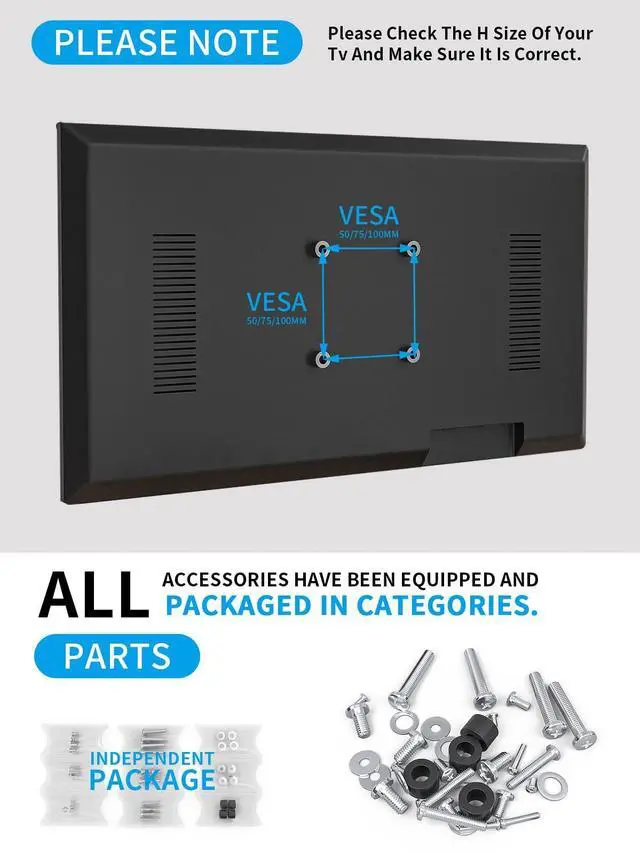 Alt view image 7 of 7 - Dual Monitor Stand Vertical Stack Screen Free-Standing Desk Mount Arm Riser Fits Two 13 to 34 Inch Computer Monitors with Swivel,Tilt, Height Adjustable,VESA Stand 100x100mm, 75x75mm AX05TB02