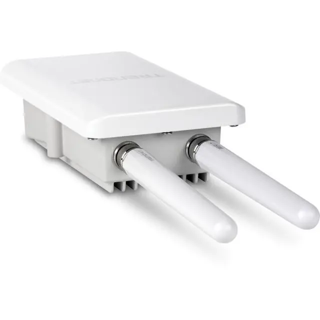 Alt view image 5 of 5 - 3/6/7 dBi Outdoor Tri-Band Omni Antenna Kit, TEW-A057, 2.4GHz, 5GHz, 6GHz, Compatible with 802.11be/ ax/ac/n/g/b/a Routers and Access Points, N-Type Connector, White