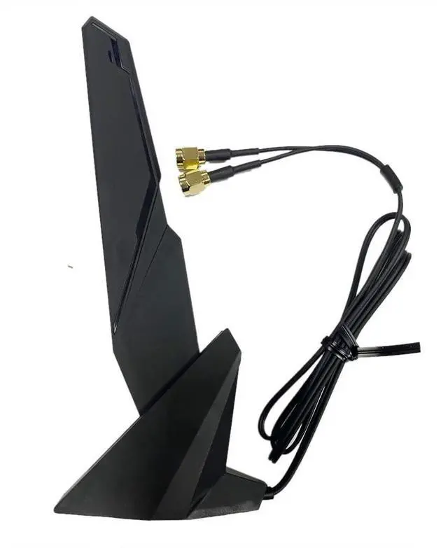 Main image of SMA WiFi 6e 2T2R Antenna 2.4G/5G Dual Band for GIGABYTE AORUS Z390 Z270 Z370 Z490 Z590 Z690 X470 X570 X570S X570I H470 H470I H610 B460 B450 B550 B560 B660 AX X299X Magnetic Base PC Desktop