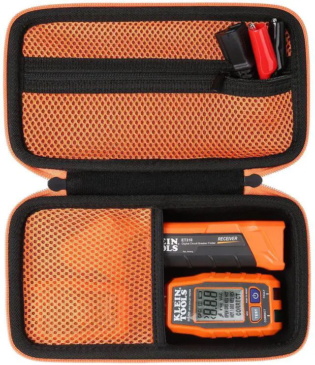 Main image of for Klein Tools ET310 AC Circuit Breaker Finder & 80016 Circuit Breaker Finder Tool Kit & 80041 Outlet Repair Tool Kit & RT250 GFCI Outlet Tester Hard Case (Case Only)
