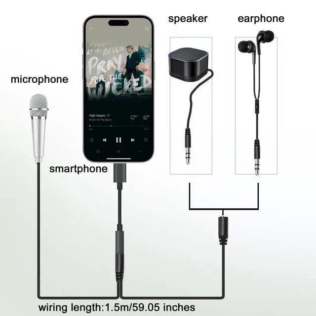 Alt view image 2 of 7 - USB C Mini Microphone Karaoke, Portable ASMR Microphone for Android Phone/iPhone 15/Laptop/Mac, Wired Mic for Voice Recording, Singing, Interviews, Vlogs, YouTube, TIK Tok (Silver)