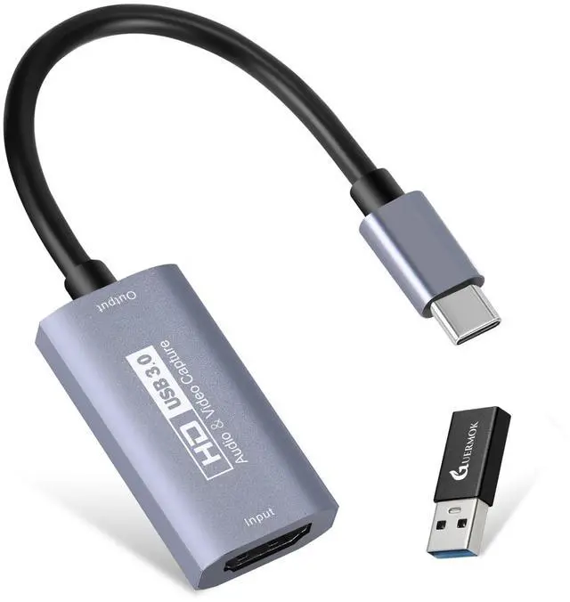 Main image of Video Capture Card, USB 3.0 HDMI to USB C Audio Capture Card, 4K 1080p60fps Capture Devices for Gaming Live Streaming Video Recorder, Works for Windows Mac OS System for Switch, Xbox