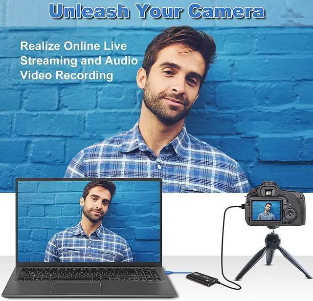 Alt view image 3 of 7 - 2024 Capture Card, 4K HDMI Audio Video Capture Card, USB 3.0 Capture Adapter 1080P 60FPS Video Recorder Device for Game Recording, Works for Nintendo Switch, Streaming Live,Support X-Box/OBS/Camera/PC