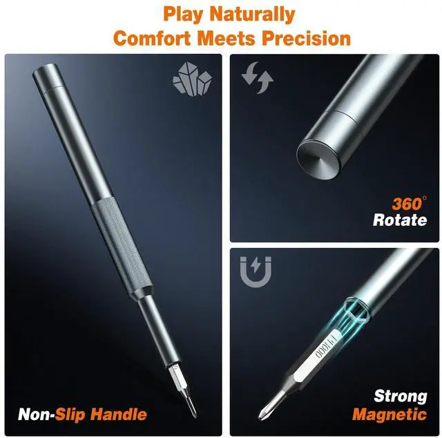 Alt view image 5 of 7 - 27-in-1 Precision Screwdriver Set, Professional Mini Repair Tool Kit with Magnetic Drivers for Macbook, Laptop, Phone, Watch, Glasses, Ring Doorbell, Electronics, Small Gadget Gift for Men